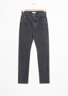 Other Stories High Rise Slim Jeans - Black