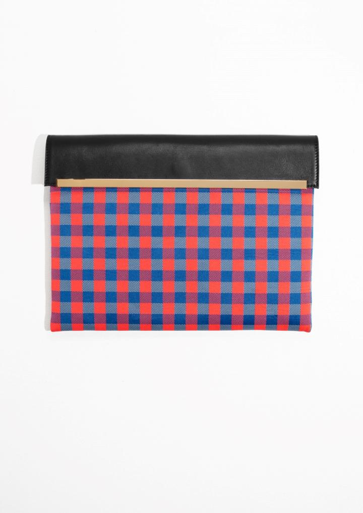 Other Stories Gingham Shoulder Bag