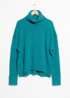 Other Stories Turtleneck Sweater - Turquoise
