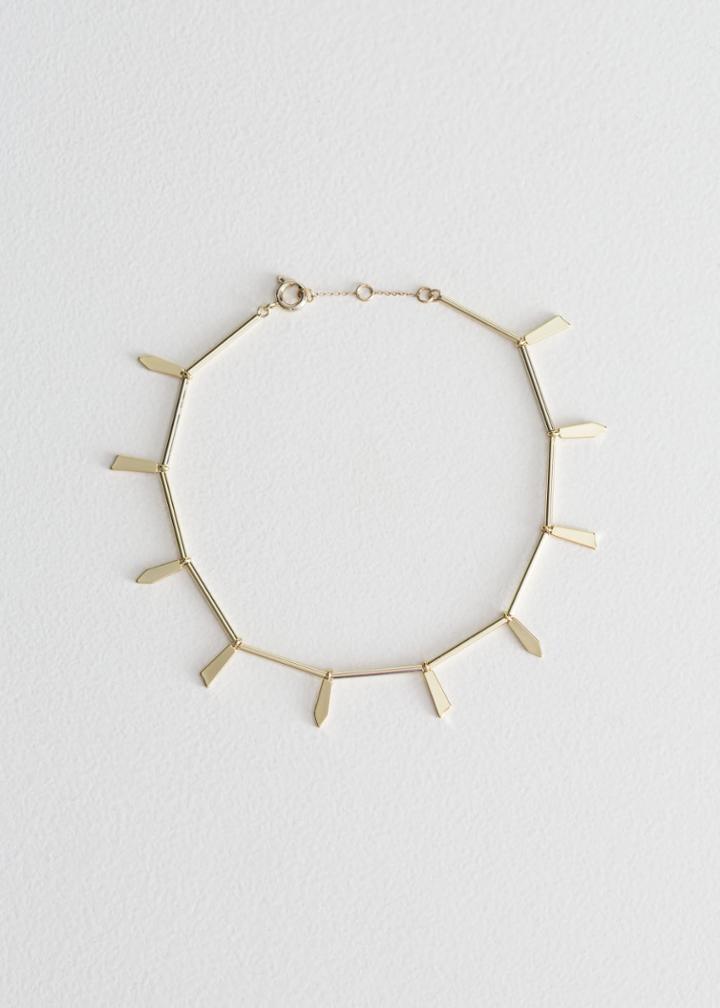 Other Stories Charm Anklet - Gold
