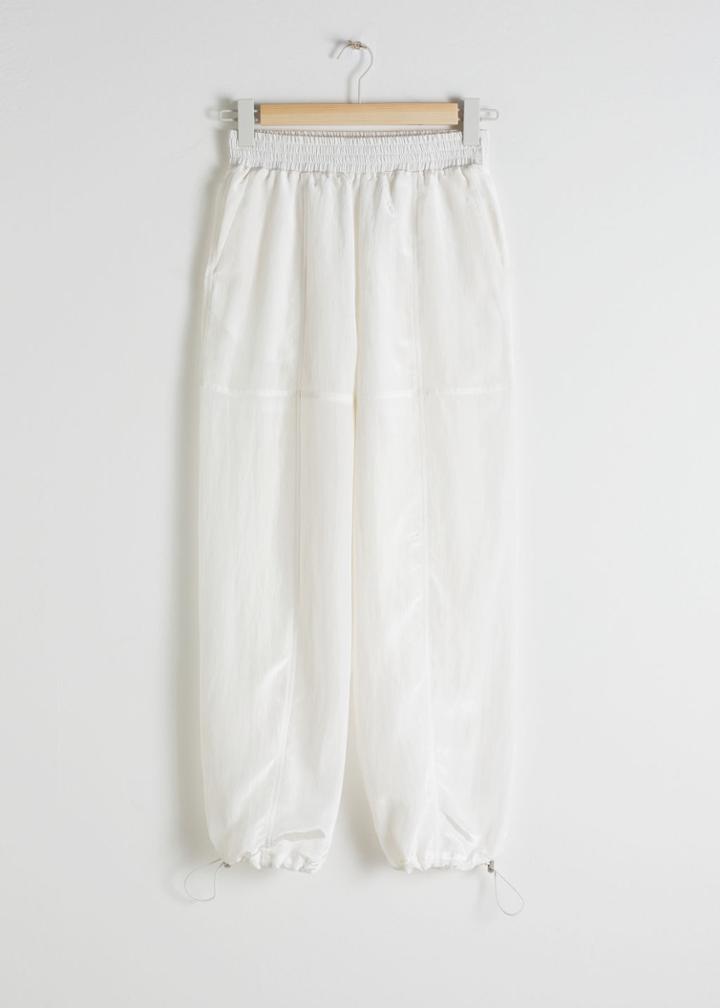 Other Stories Drawstring Jogger Trousers - White