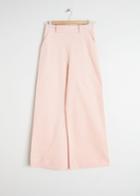 Other Stories Wide Corduroy Trousers - Pink