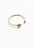 Other Stories Open Circle Charm Ring - Gold