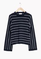 Other Stories Pinstripe Sweater