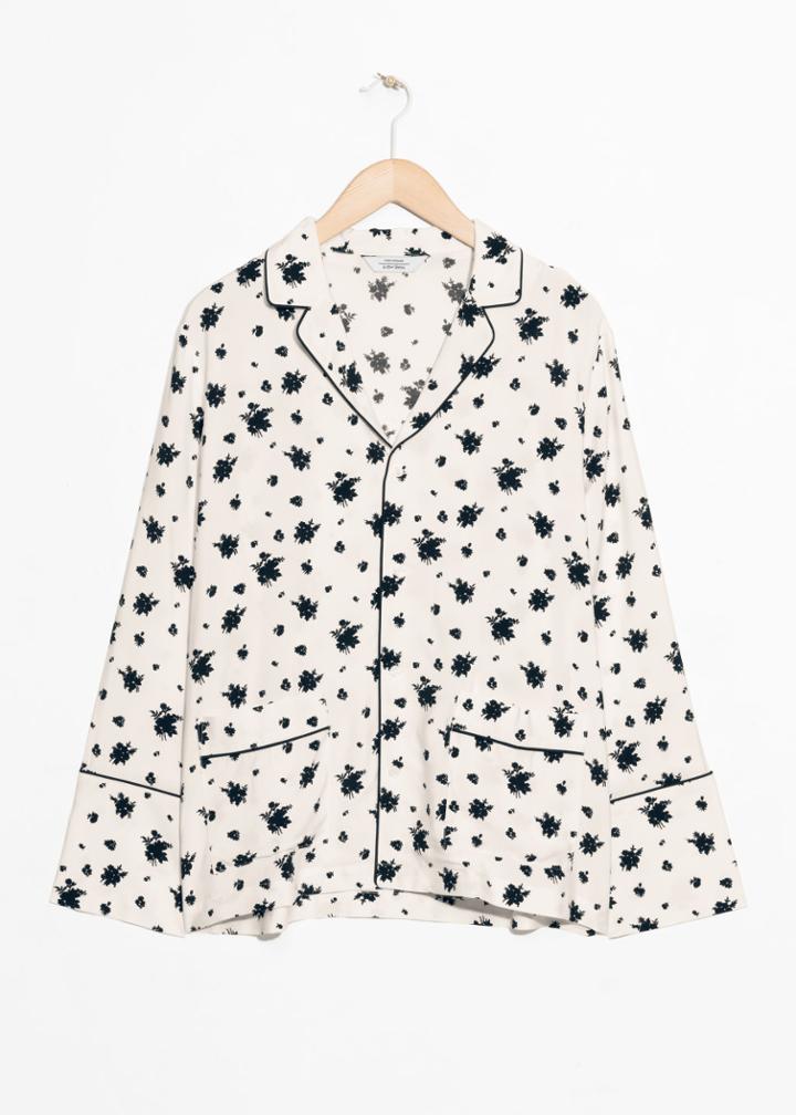 Other Stories Lounge Button Down Shirt - White