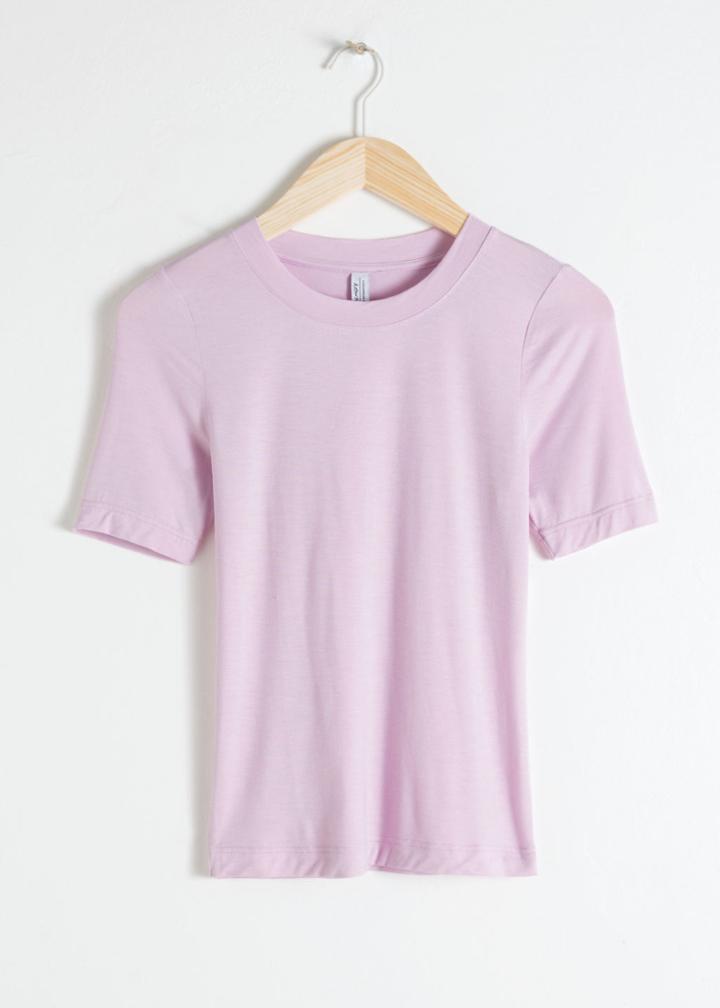 Other Stories Fitted T-shirt - Pink