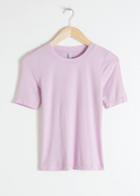 Other Stories Fitted T-shirt - Pink