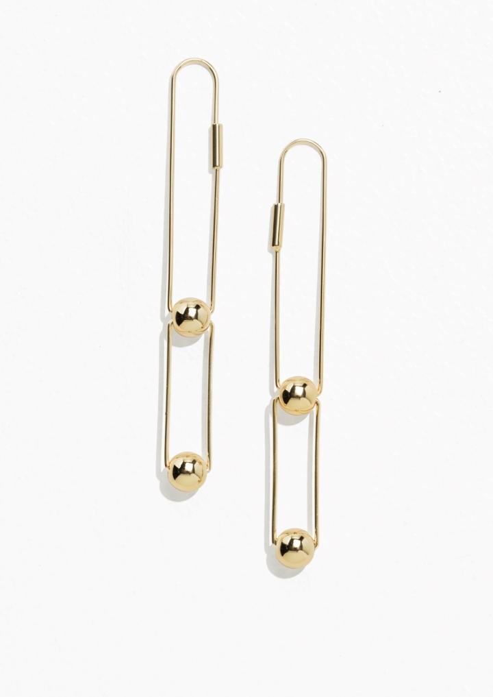 Other Stories Pending Ball Earrings