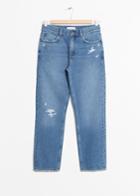 Other Stories Organic Cotton Straight Fit Denim - Blue