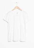 Other Stories Cotton And Linen Blend Tee