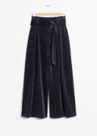 Other Stories Wide Corduroy Trousers - Blue