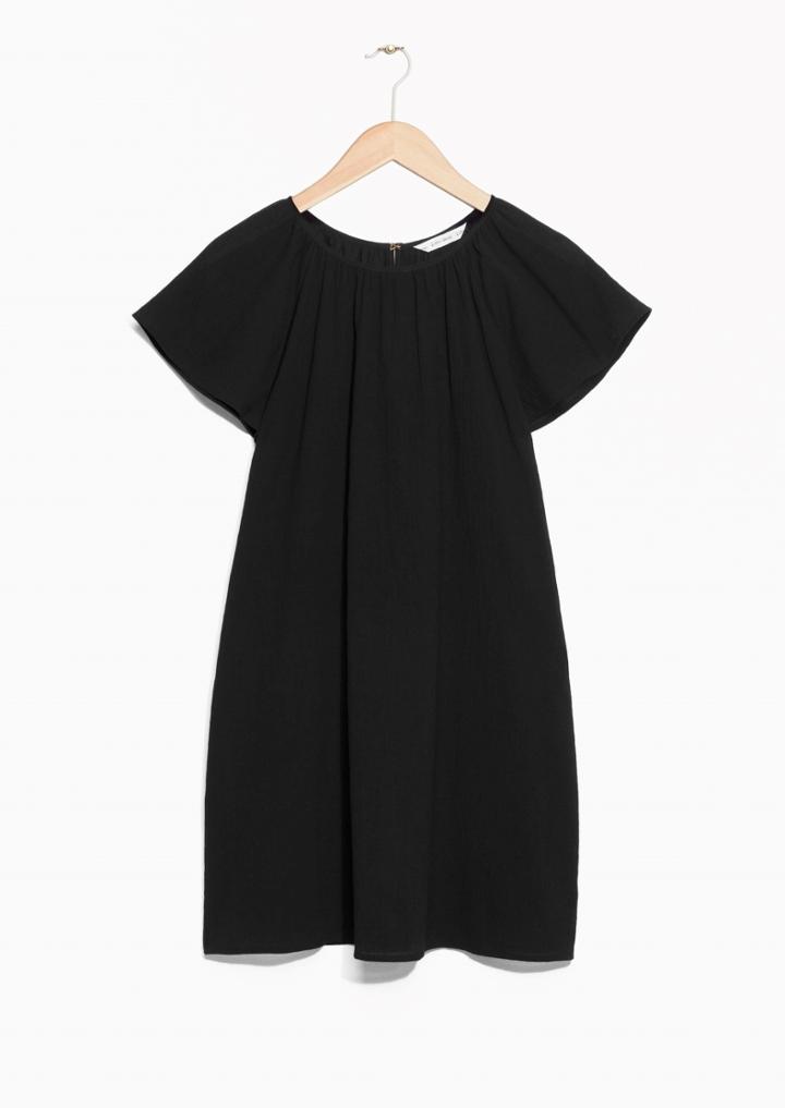 Other Stories Gathered Neck Tunic Dress