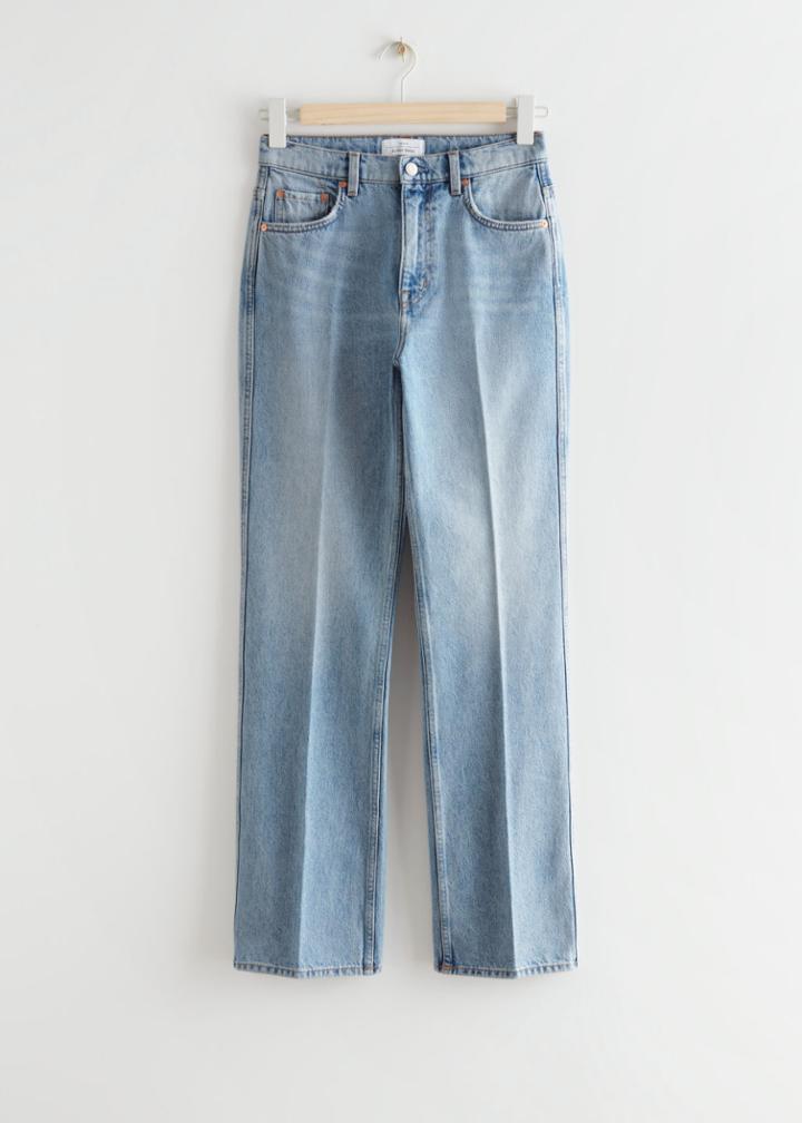 Other Stories Key Cut Jeans - Blue