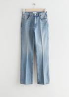 Other Stories Key Cut Jeans - Blue