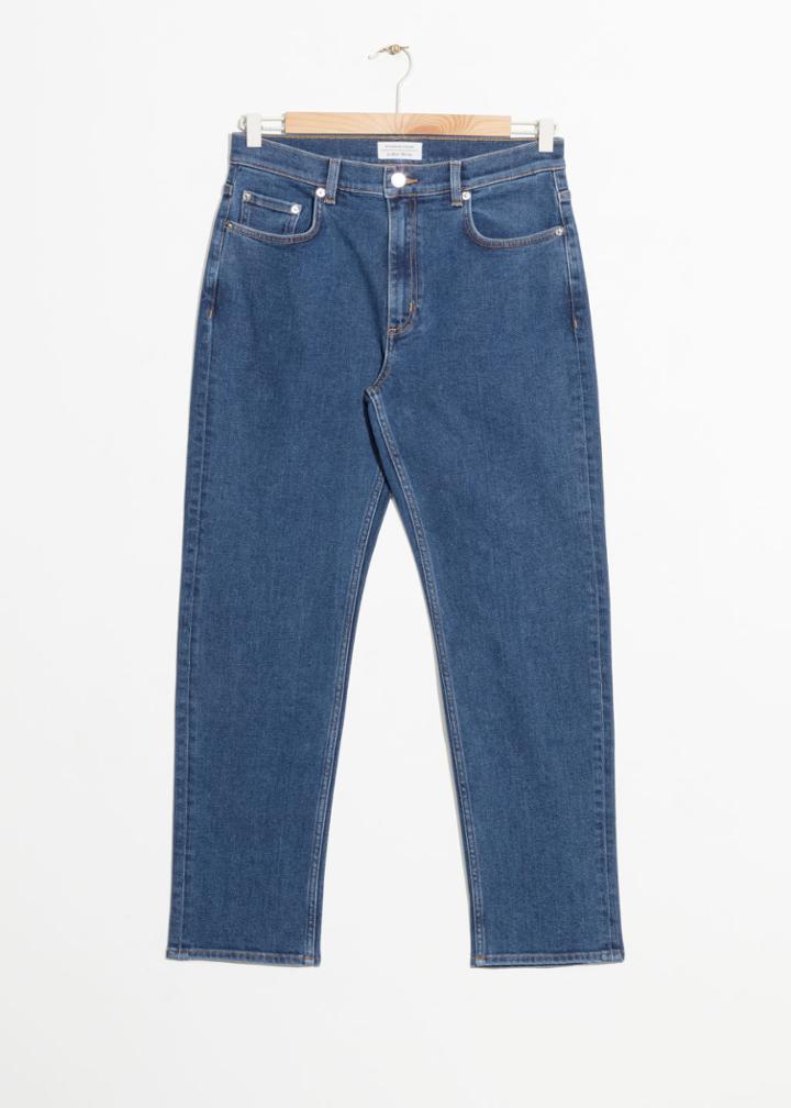 Other Stories Loose Tapered Fit Jeans - Blue