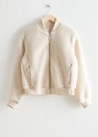 Other Stories Pile Jacket - White