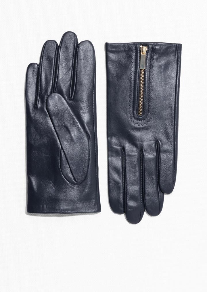 Other Stories Zipper Gloves