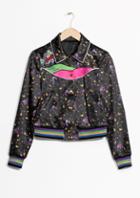 Other Stories Pear Blossom Satin Jacket