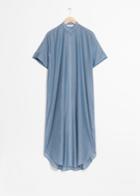 Other Stories Silk Blend Dress - Blue
