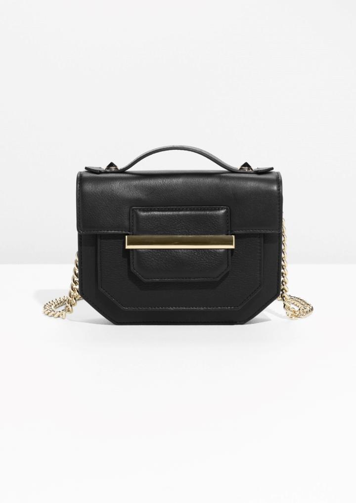 Other Stories Small Leather Bag With Studs