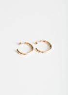 Other Stories Thick Hoop Earrings - Gold