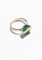 Other Stories Circle Stone Bar Ring