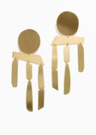 Other Stories Abstract Dangling Earrings - Gold