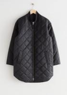 Other Stories Oversized Quilted Jacket - Black