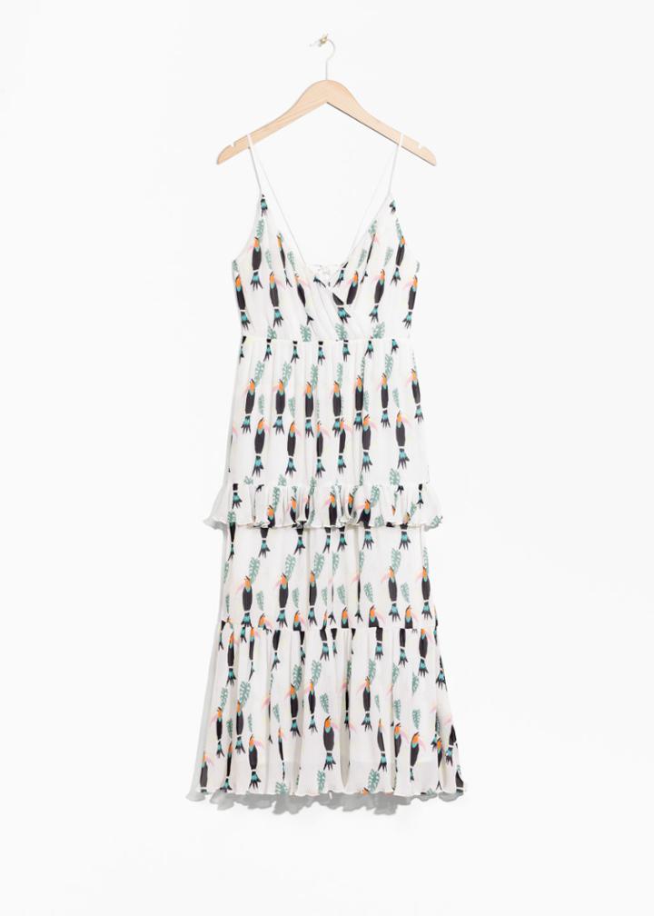 Other Stories Frill Dress - White