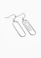 Other Stories Power Charm Earrings - Silver