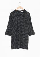Other Stories Crepe Button Design Dress