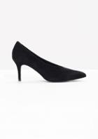 Other Stories Pointed Suede Pump