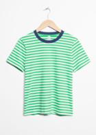 Other Stories Striped Tee - Green