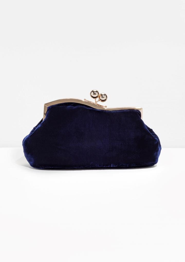 Other Stories Velvet Clutch