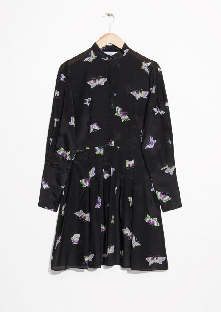 Other Stories Button Down Skater Dress