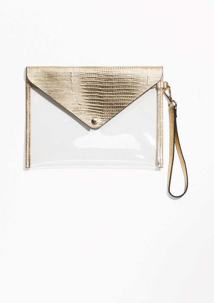 Other Stories Transparent Clutch