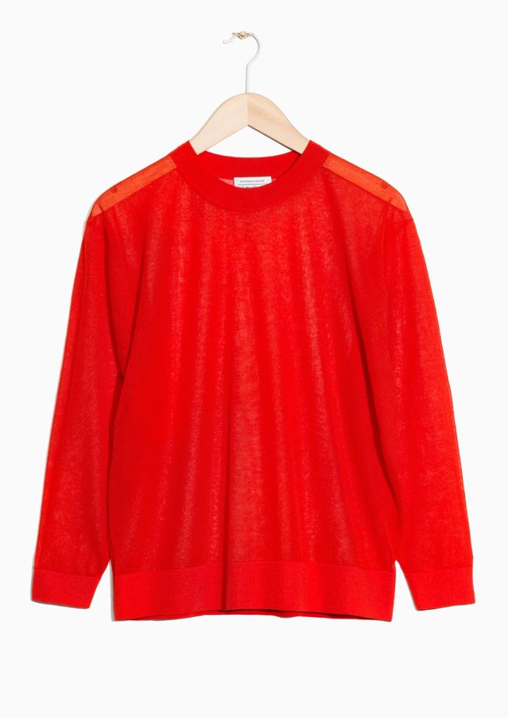 Other Stories Sheer Jumper