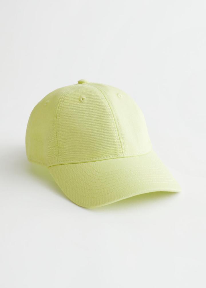 Other Stories Cotton Baseball Cap - Yellow
