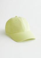 Other Stories Cotton Baseball Cap - Yellow