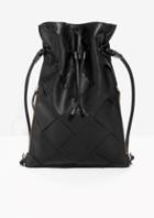 Other Stories Braided Leather Backpack
