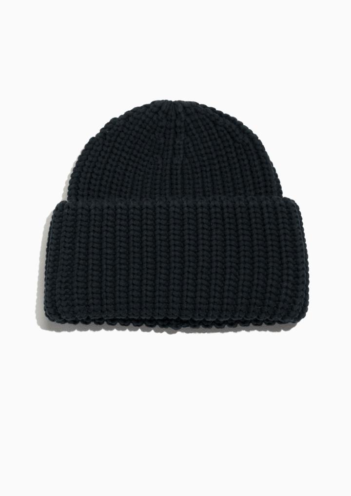 Other Stories Rib Knit Beanie