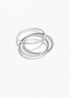 Other Stories Stack & Layer Ring Set - Silver
