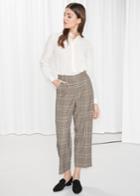 Other Stories Tailored Straight Trousers - Beige