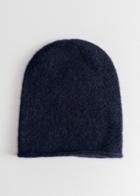 Other Stories Slouchy Wool Blend Beanie - Blue
