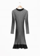 Other Stories Frilled Rib Dress