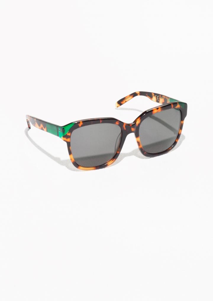 Other Stories Premium Acetate Square Sunglasses