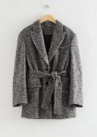 Other Stories Oversized Buttoned Blazer - Black