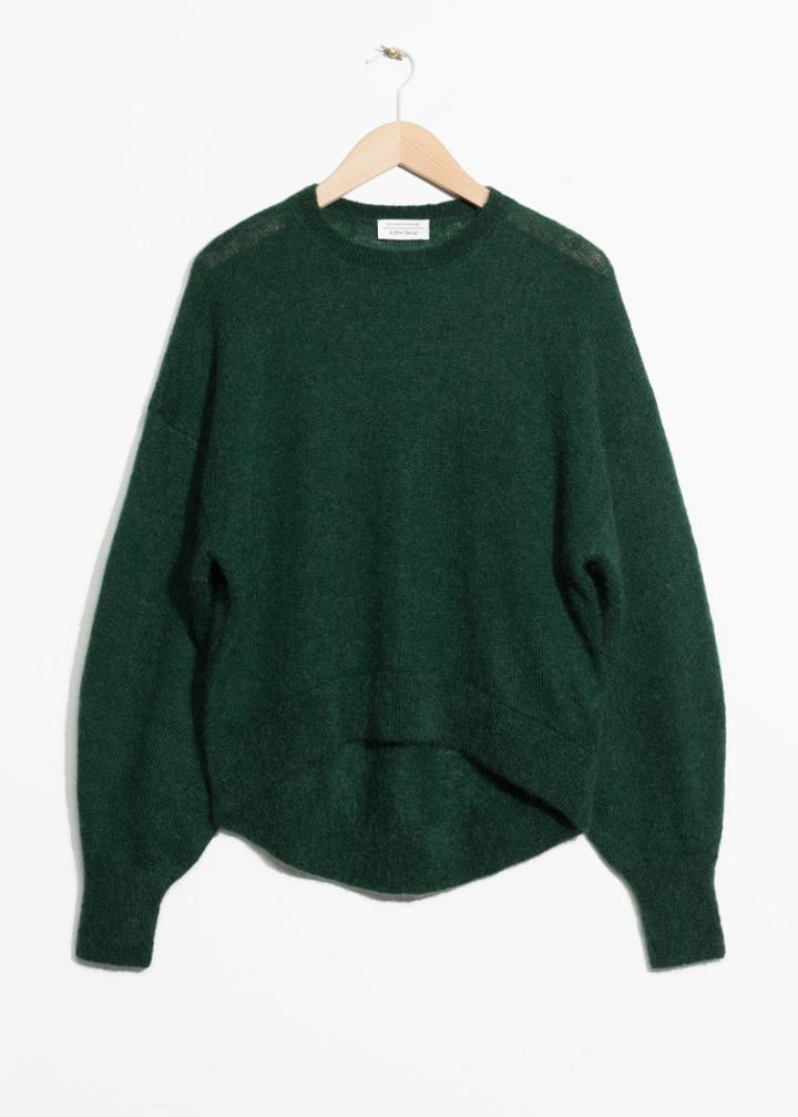 Other Stories Mohair Jumper - Green