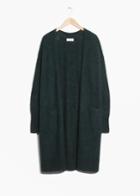 Other Stories Long Mohair & Wool Knit - Green