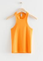 Other Stories Fitted Tank Top - Yellow
